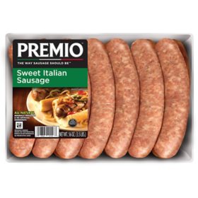 Premio Sweet Italian Pork Sausage Links, 14 links