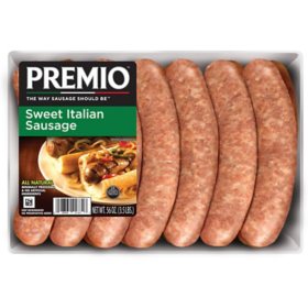 Premio Sweet Italian Pork Sausage Links, 14 links