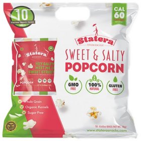 Statera Sweet & Salty Popcorn (0.65 oz., 10 pk.)