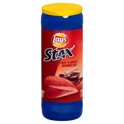 lays stax hot and spicy bbq
