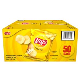 Lay's Classic Potato Chips, 1 oz., 50 pk.