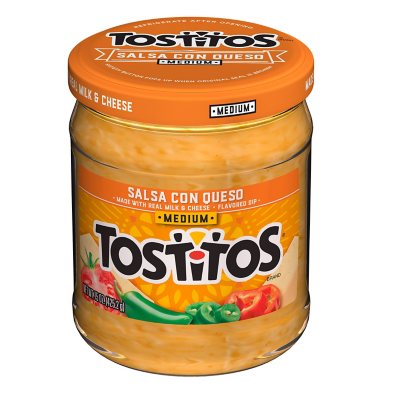 Tostitos Salsa Con Queso, Medium ( oz., 3 pk.) - Sam's Club