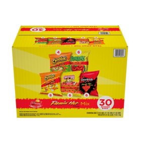 Frito-Lay Flamin' Hot Variety Pack Snacks, 30 pk.