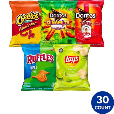 Frito-Lay Fiesta Favorites Chips and Snacks (30 ct.) - Sam's Club
