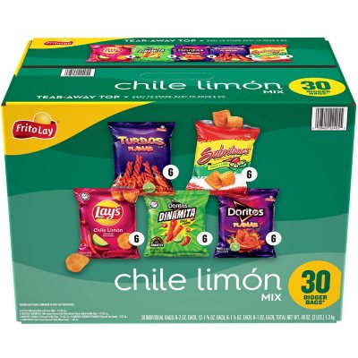 Sabritas Chile Limon Mix Variety Pack (30 ct.) - Sam's Club