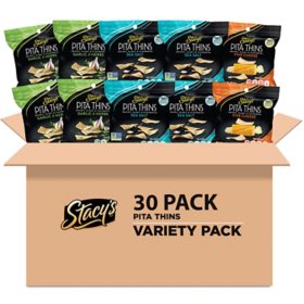 Stacy's Variety Pack Pita Thins, 1 oz., 30 pk.