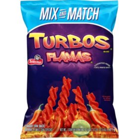 Sabritas Turbos Flama Corn Snacks, 19.125 oz.