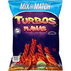 Sabritas Turbos Flama Corn Snacks, 19.125 oz.