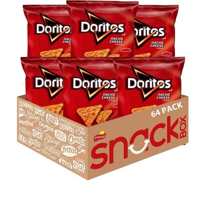 COMD☆NACHO BAG Doritos Nacho Cheese Tortilla Chips, 1.75 oz Individual Bags