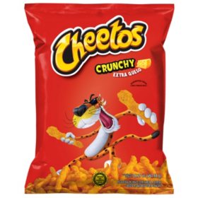  Cheetos Cheese Flavored Snacks, Crunchy, 2 Ounce (Pack of 64)  : Snack Puffs : Everything Else