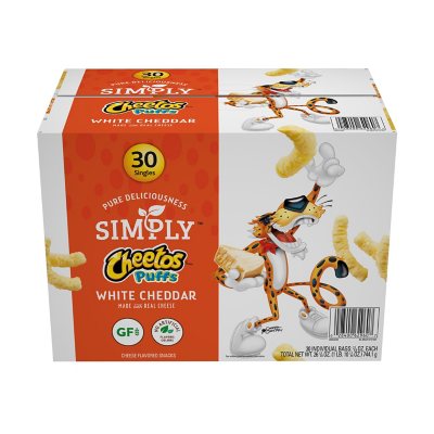 lawaai aantal Bestuiver Simply Cheetos Puffs White Cheddar (30 ct.) - Sam's Club