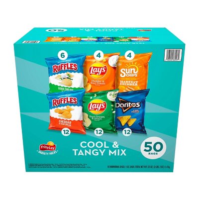 Frito-Lay Cool & Tangy Variety Pack Chips, 50 pk. - Sam's Club