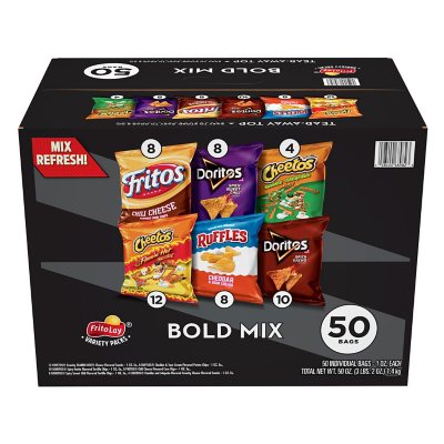 Frito-Lay Bold Mix Variety Pack Chips and Snacks (50 ct.) - Sam's Club