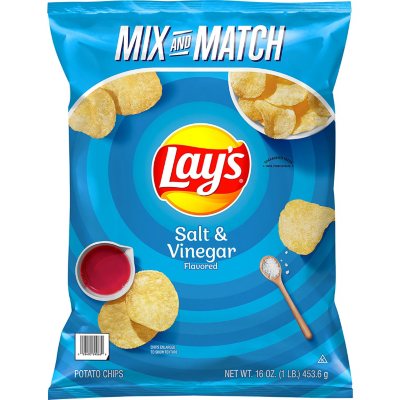 Lay's Salt and Vinegar Flavored Potato Chips (16 oz.) - Sam's Club