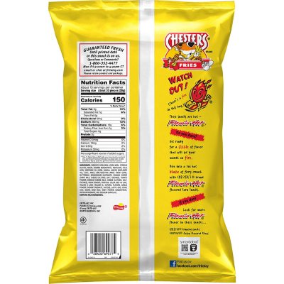 Chester S Flamin Hot Fries 12 5 Oz Sam S Club