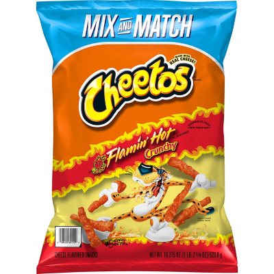 Cheetos Crunchy Flamin Hot Party Size Bag, 15 Oz