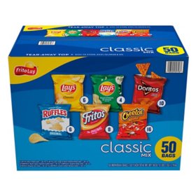 Lay's Classic Potato Chips (1 oz., 50 pk.) - Sam's Club