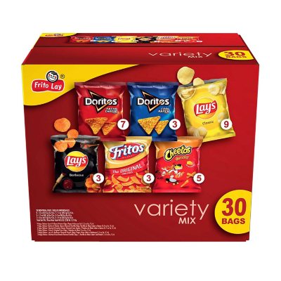 Frito-Lay Variety Pack Chips, 30 pk. - Sam's Club