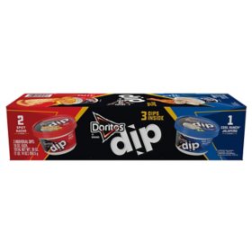 Doritos Two Flavor Dips Variety Pack (10 oz., 3 ct.)