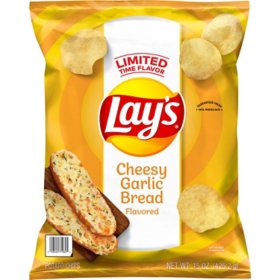Lay's Cheesy Garlic Bread Potato Chips, 15 oz.