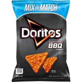 Doritos Tortilla Chips Sweet and Tangy BBQ Flavored 18.375 oz.