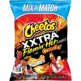 Cheetos XXTRA Flamin' Hot Cheese Flavored Snacks, 17.37 oz.