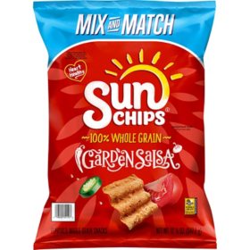 SunChips Garden Salsa Whole Grain Snacks, 12.25 oz.