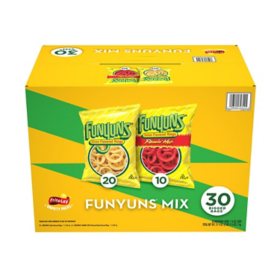 Funyuns Onion Flavored Rings Variety Pack, 1.25 oz., 30 pk.
