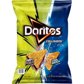 Doritos Collisions Tortilla Chips Cool Ranch and Tangy Pickle (18.375 oz.)
