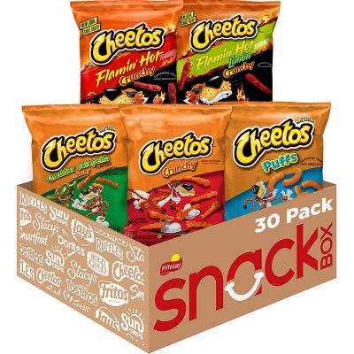 Cheetos Flamin' Hot Cheese Flavored Snacks Variety Pack, 40 ct / 1.0 oz -  Food 4 Less