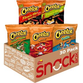 Cheetos Cheese Flavored Snacks Mix Variety Pack 30 ct.