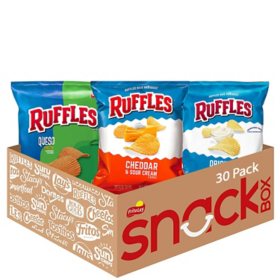 Ruffles Variety Pack Potato Chips, 30 pk.