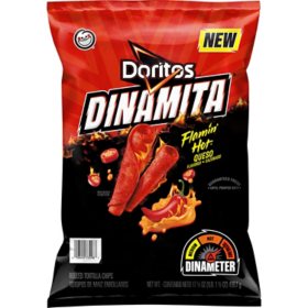 Doritos Dinamita Rolled Tortilla Chips Flamin Hot Queso Flavored (17.5 oz.)
