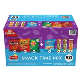 Frito Lay Snack Time Mix, Variety Pack Snacks, 50 pk. 