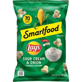 Smartfood Lay's Sour Cream & Onion Flavored Popcorn, 15.75 oz.