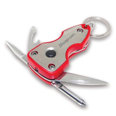 Portable multi-functional express parcel opener keychain serrated