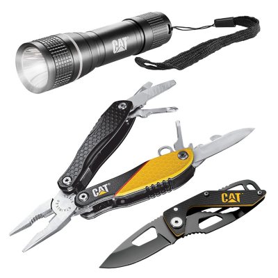 Cat Multi-Tool, Knife & Flashlight Set - Sam's Club