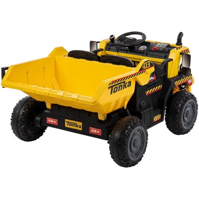 Huffy Tonka 12 Volt Dump Truck Ride On Toy Sam s Club