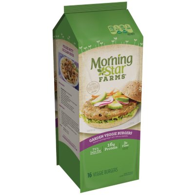 Morningstar Farms Garden Veggie Patties (16 ct.) Sam's Club