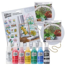 Plaid Gallery Glass Paint Set Starter Kit