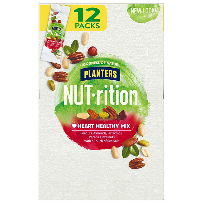Planters NUT-rition Heart Healthy Mix 18 oz., 12 pk.