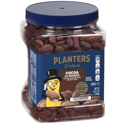 Planters Deluxe Roasted Cocoa Almonds Resealable Jar (37 oz.) - Sam's Club