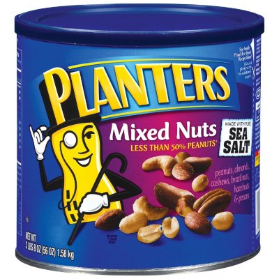 Planters Mixed Nuts with Sea Salt (56 oz.) - Sam's Club