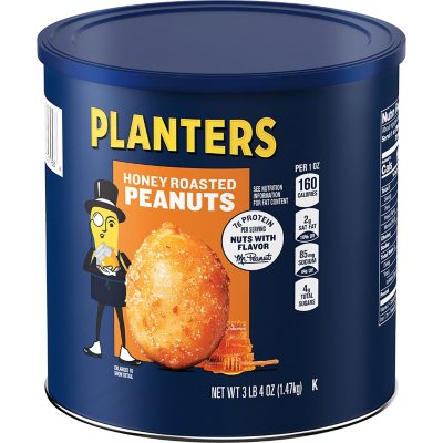 Planters Honey Roasted Peanuts 1.75 Oz Box Of 18 Bags - Office Depot