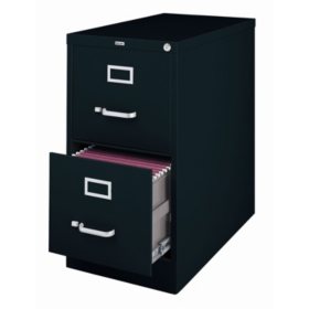 Hirsh 2 Drawer Locking File Cabinet Black Sam S Club