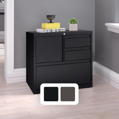 Hirsh 30" Wide Metal Personal Storage Center (Black)