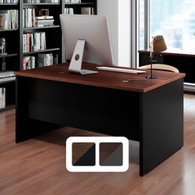 Hirsh Executive Office Modular Double Pedestal File Office Desk (Assorted Colors)		