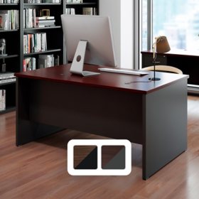 Hirsh Executive Office Modular Double Pedestal File Office Desk (Assorted Colors)		