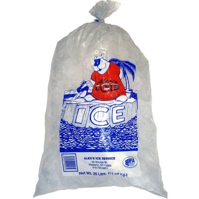 Alex's Ice, Bagged (25 lbs.) Sam's Club