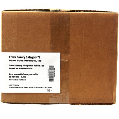 Blueberry Muffins, Bulk Wholesale Case (75 ct.) Sam's Club